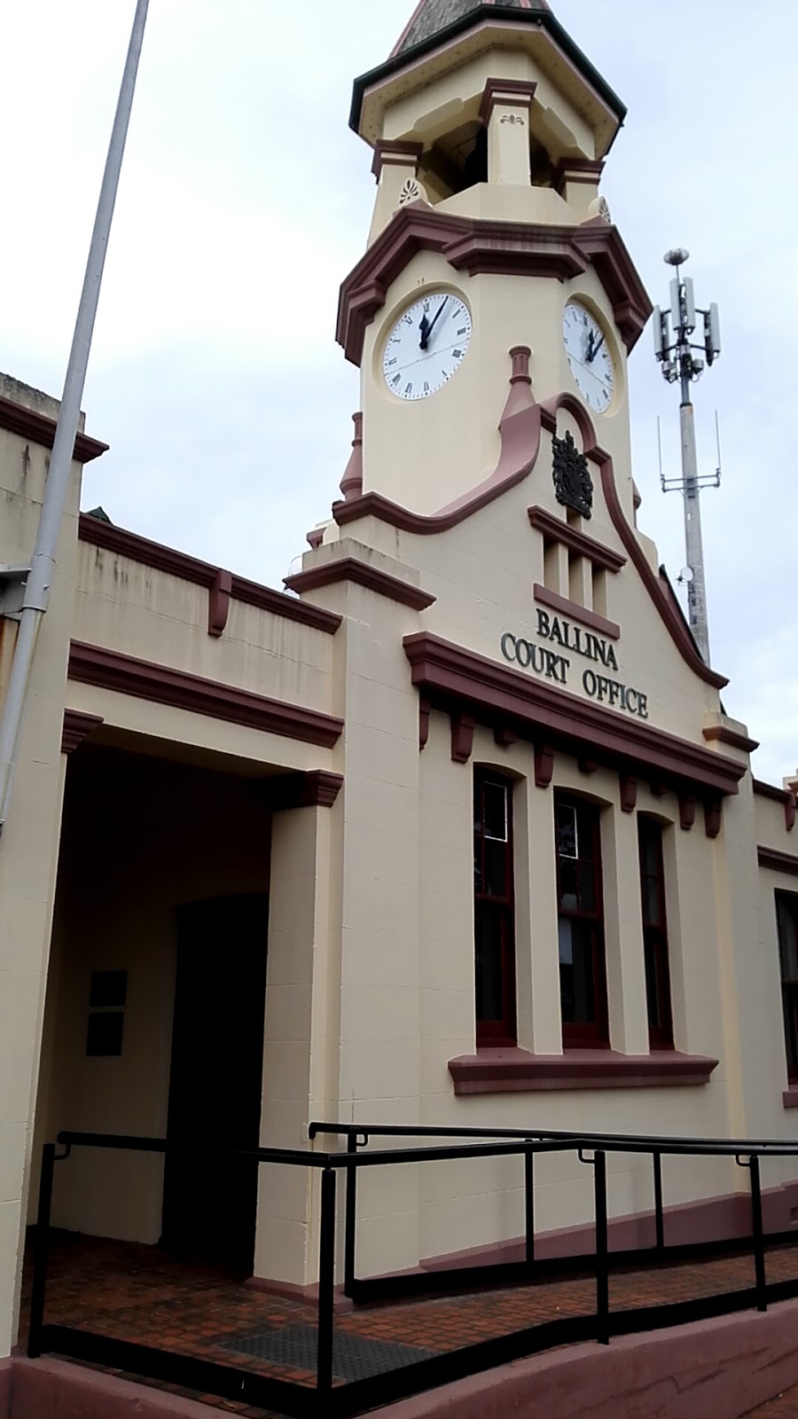 Ballina Court House | courthouse | 18 River St, Ballina NSW 2478, Australia | 0266812200 OR +61 2 6681 2200