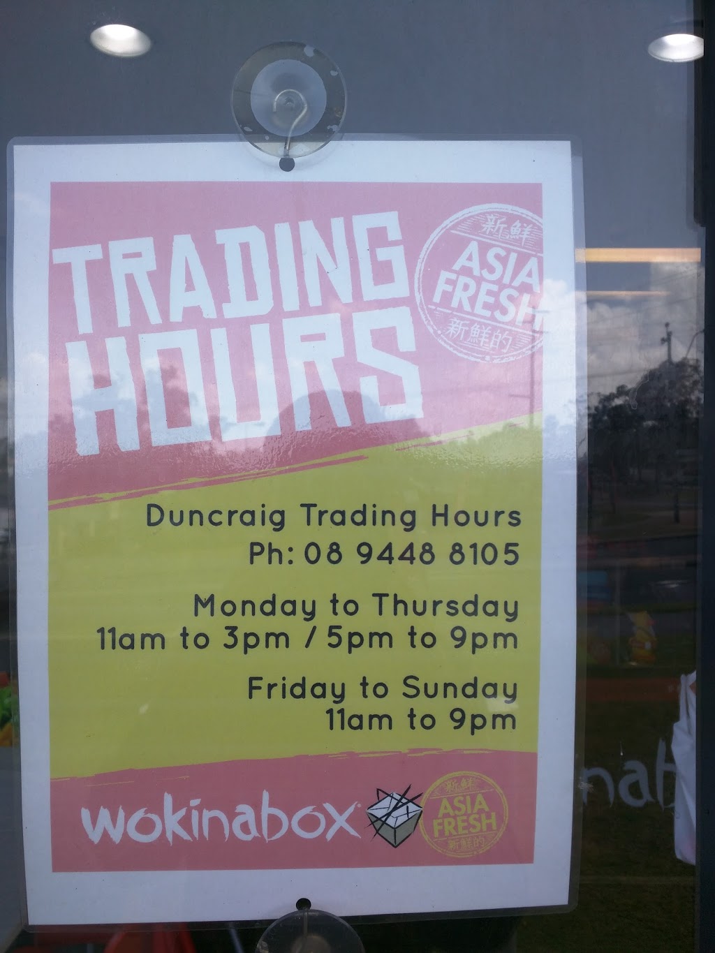 Wokinabox | restaurant | 5/6 Glengarry Dr, Duncraig WA 6023, Australia | 0894488105 OR +61 8 9448 8105