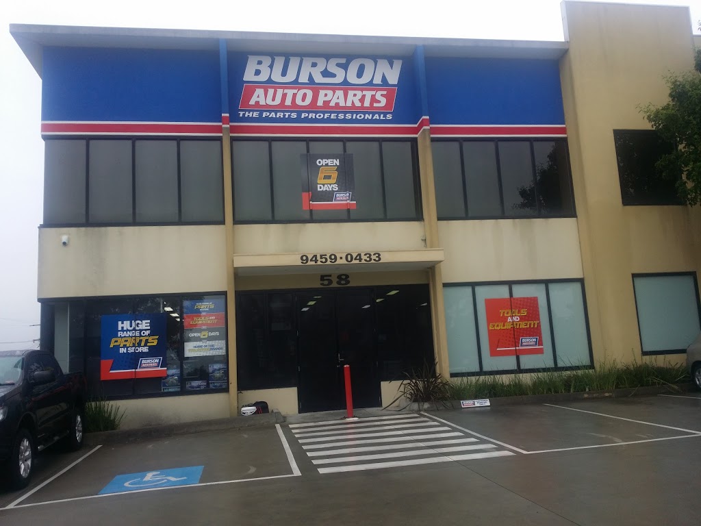 Burson Auto Parts | car repair | 58 Dougharty Rd, Heidelberg West VIC 3081, Australia | 0394590433 OR +61 3 9459 0433