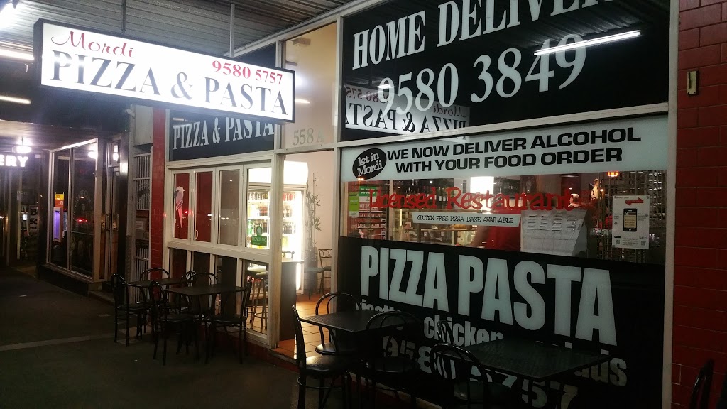 Mordi Pizza & Pasta | 558A Main St, Mordialloc VIC 3195, Australia | Phone: (03) 9580 3849