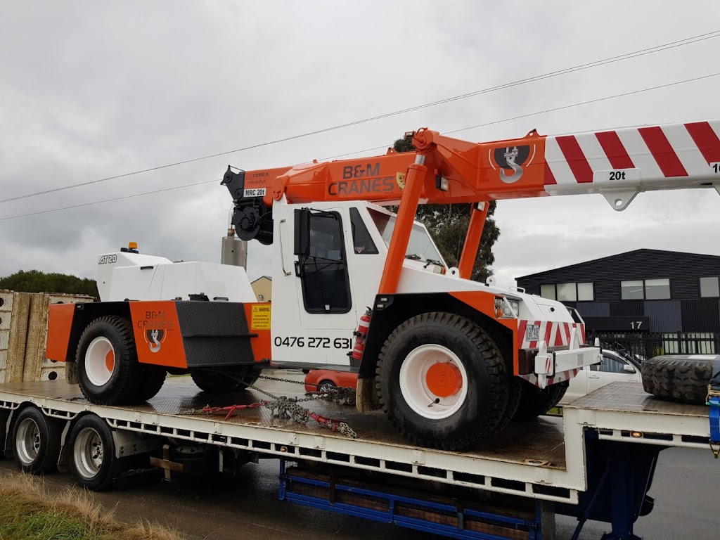 B and M Cranes | 15 Stirloch Cct, Traralgon East VIC 3844, Australia | Phone: 0476 272 631