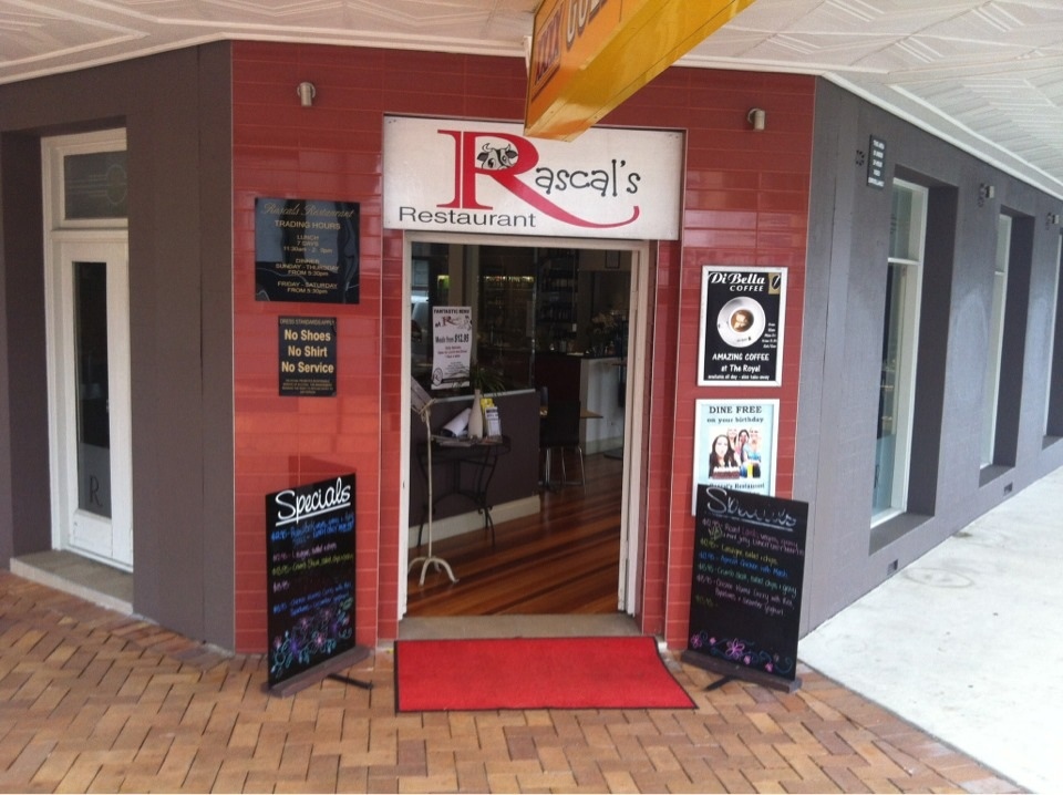 Rascals Restaurant | restaurant | 190 Mary St, Gympie QLD 4570, Australia | 0754821144 OR +61 7 5482 1144