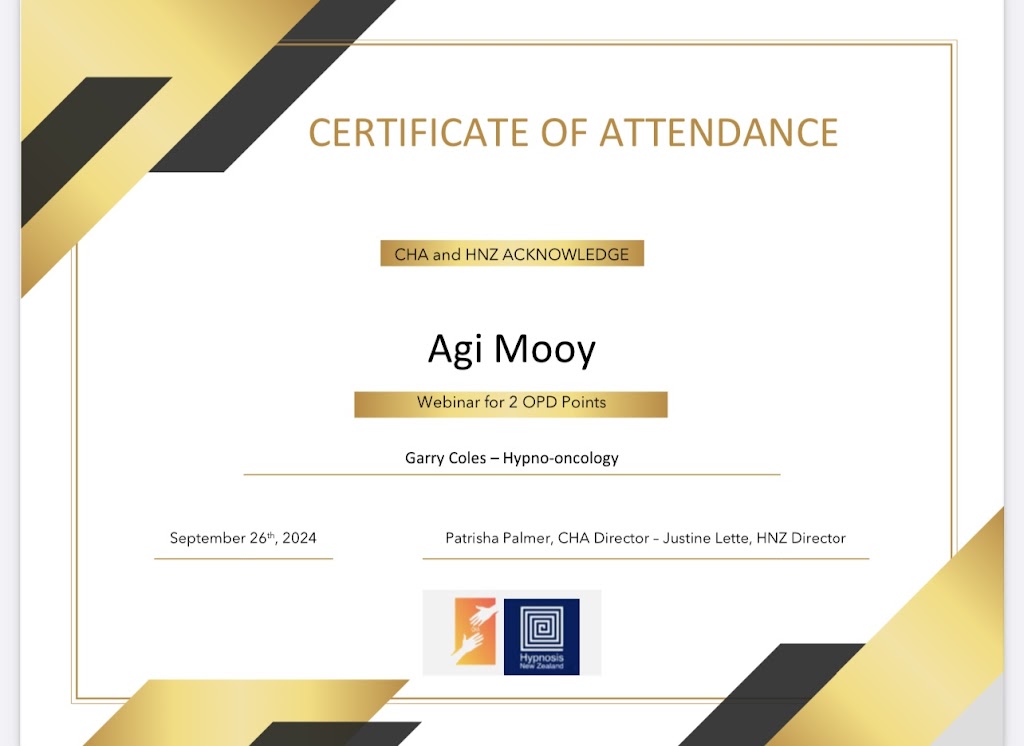 Agi Mooy Hypnotherapy | 17 Rookes Rd, Salt Ash NSW 2318, Australia | Phone: 0417 238 378