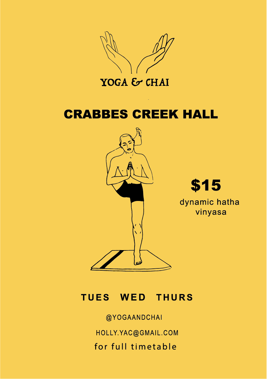 Yoga and Chai | 29 Crabbes Creek Rd, Crabbes Creek NSW 2483, Australia | Phone: 0435 242 244