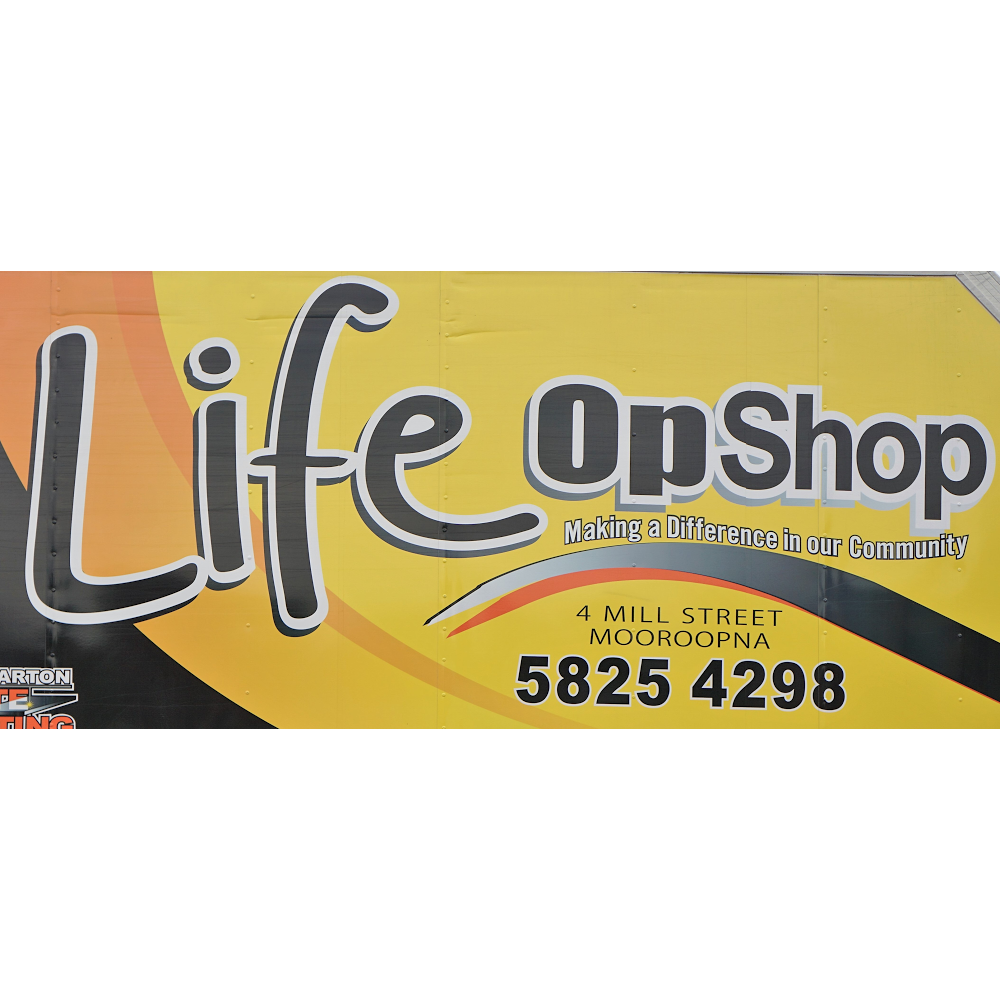 Life Op Shop | store | 4 Mill St, Mooroopna VIC 3629, Australia | 0358254298 OR +61 3 5825 4298