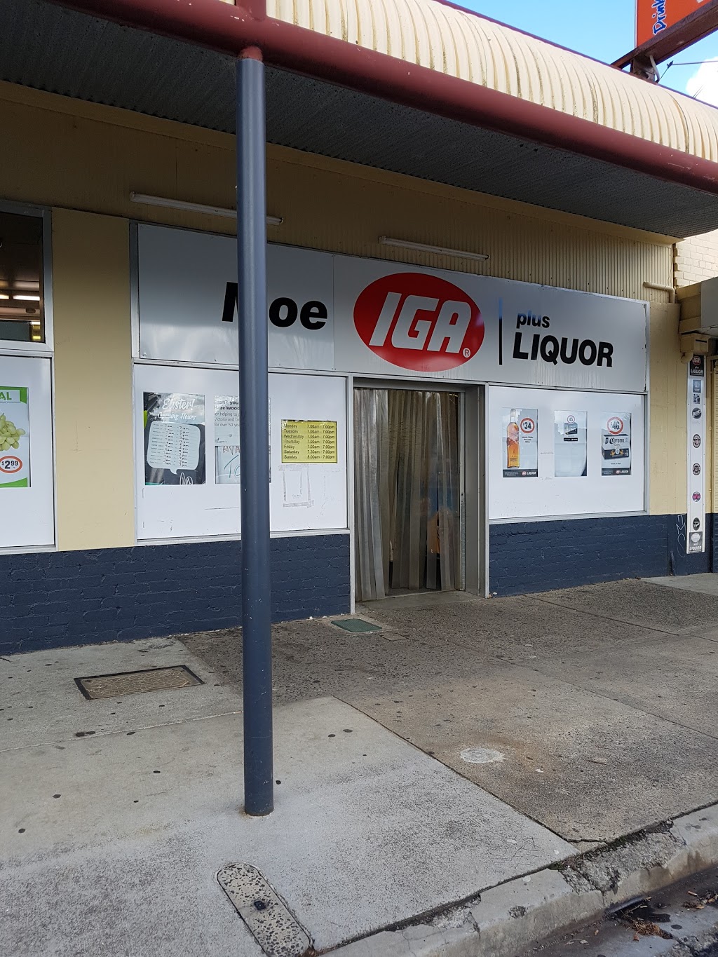 IGA Moe Plus Liquor | store | 41/45 Elizabeth St, Moe VIC 3825, Australia | 0351276643 OR +61 3 5127 6643