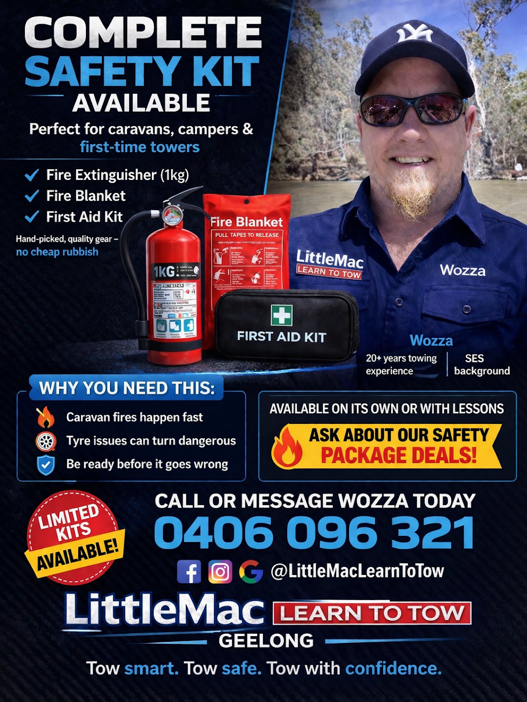 LittleMac Learn To Tow | 1 Charlemont Rd, Armstrong Creek VIC 3217, Australia | Phone: 0406 096 321