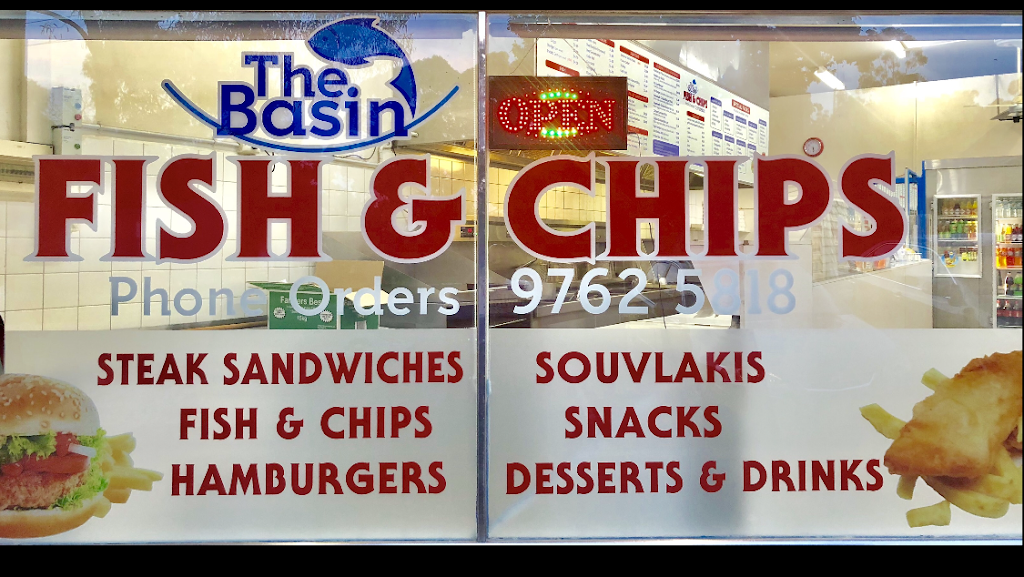 The Basin Fish & Chips Shop | 1321 Mountain Hwy, The Basin VIC 3154, Australia | Phone: (03) 9762 5818