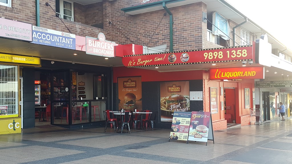 Burgers On Broadway | restaurant | 2 Betty Cuthbert Ave, Ermington NSW 2115, Australia | 0298981358 OR +61 2 9898 1358