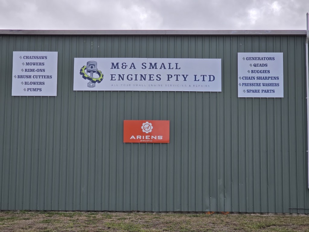 M & A SMALL ENGINES PTY LTD | 19-21 Saleyards Rd, Millmerran QLD 4357, Australia | Phone: 0404 102 870