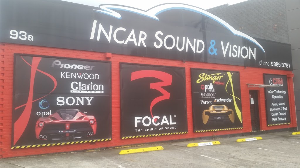 Incar Sound and Vision | 93A Highbury Rd, Burwood VIC 3125, Australia | Phone: (03) 9889 8797