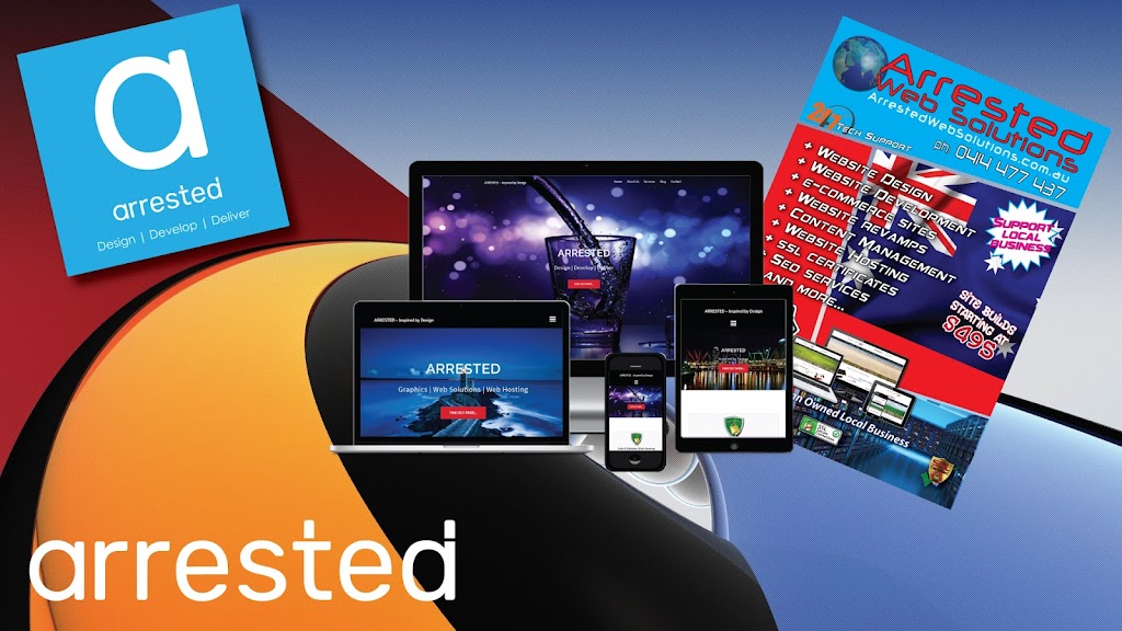 Arrested Graphics and Web Solutions | 15 Flame Tree Ave, Sippy Downs QLD 4556, Australia | Phone: 0414 477 437