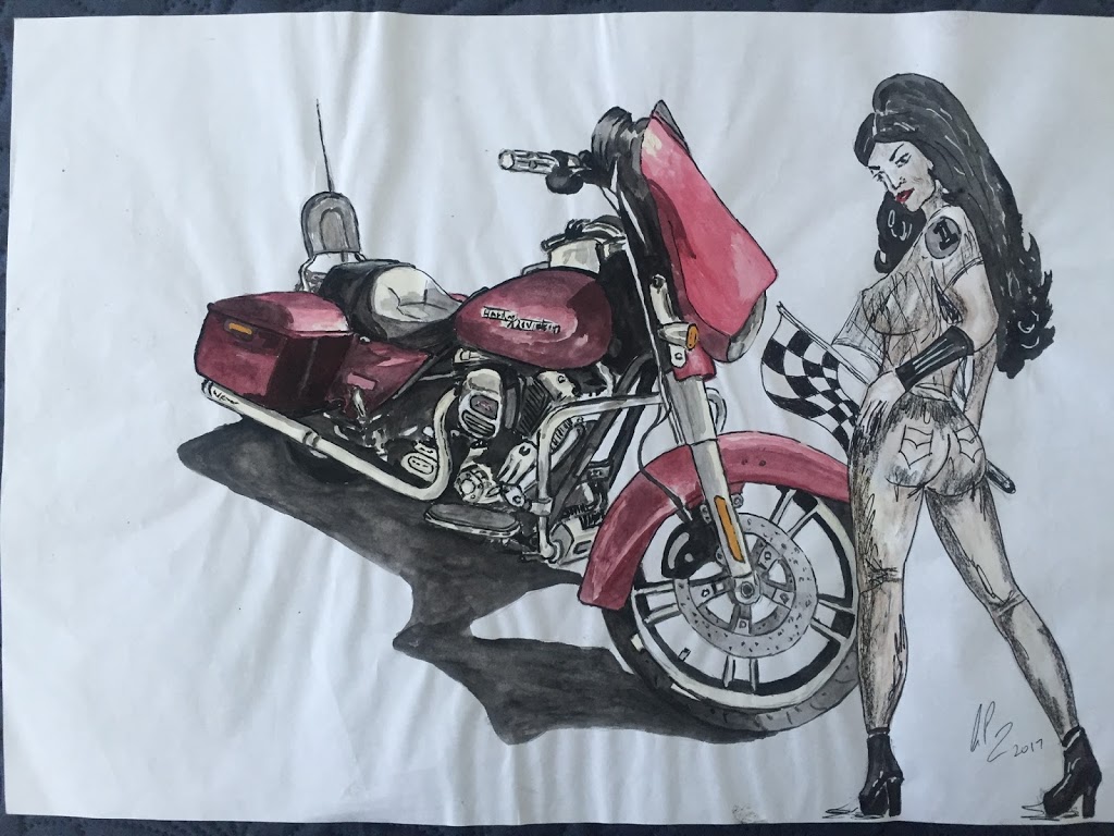 CP Motorcycle Paintings | 5/26 Grove St, Birchgrove NSW 2041, Australia | Phone: 0413 331 898