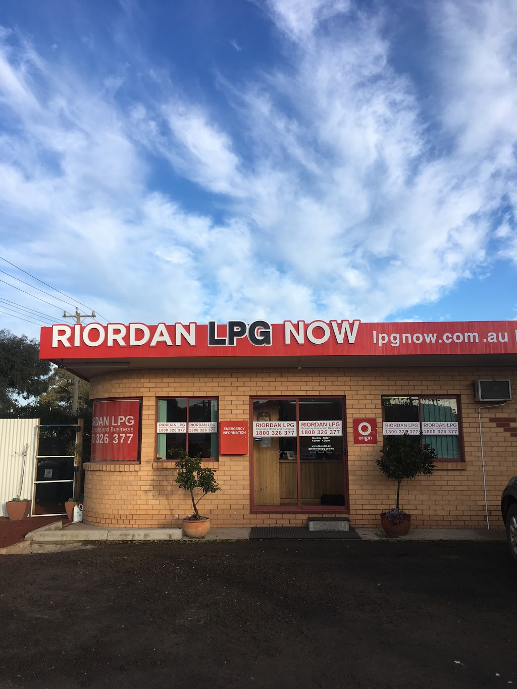 Riordan Origin LPG - Colac Terminal & Office | store | 103 Wallace St, Colac VIC 3250, Australia | 0352971006 OR +61 3 5297 1006