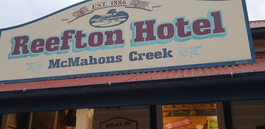 Reefton Hotel | restaurant | 1600 Woods Point Rd, Mcmahons Creek VIC 3799, Australia | 0359668555 OR +61 3 5966 8555
