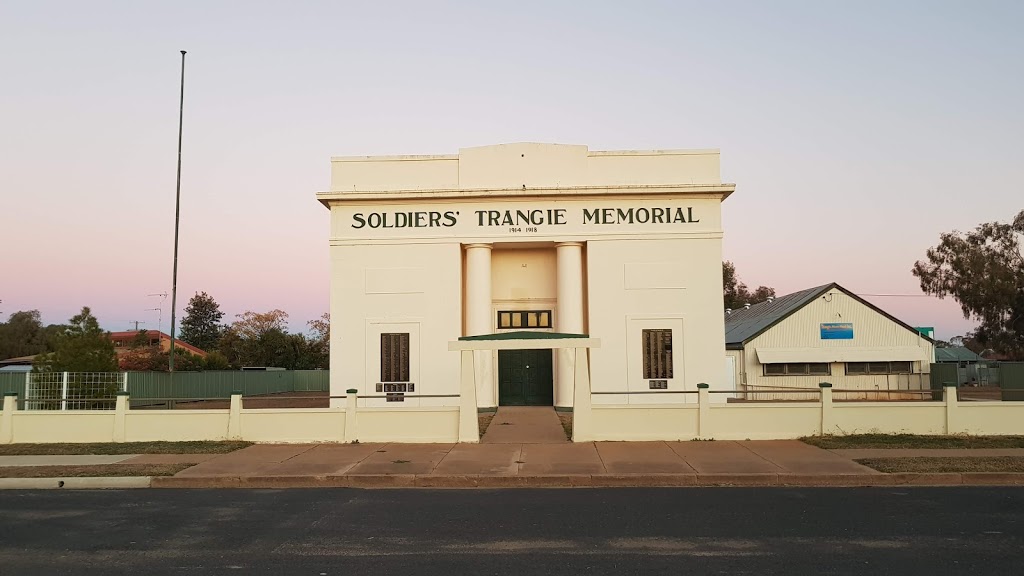 Trangie United Services Memorial Club |  | 56 Dandaloo St, Trangie NSW 2823, Australia | 0268887177 OR +61 2 6888 7177