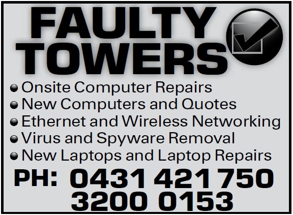 Faulty Towers | 41-43 Laurina Dr, New Beith QLD 4124, Australia | Phone: 0431 421 750