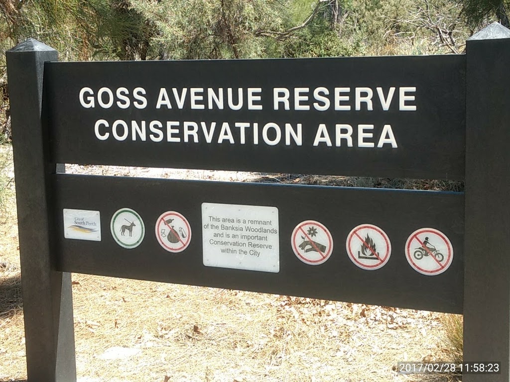 Goss Avenue Reserve | 33 Goss Ave, Manning WA 6152, Australia