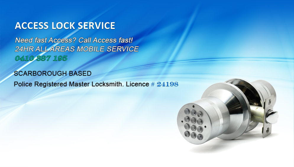 Access Lock Service | 153 Scarborough Beach Rd, Scarborough WA 6019, Australia | Phone: 0410 387 195