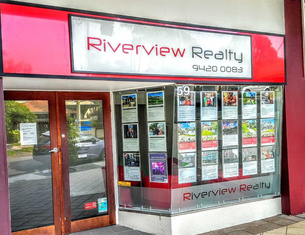 Riverview Realty | 59 Tambourine Bay Rd, Riverview NSW 2066, Australia | Phone: (02) 9420 0083
