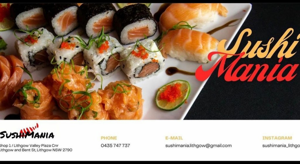 SUSHIMANIA | meal takeaway | Shop 1 Lithgow Valley Plaza Cnr Bent and, Lithgow St, Lithgow NSW 2790, Australia | 0435747737 OR +61 435 747 737