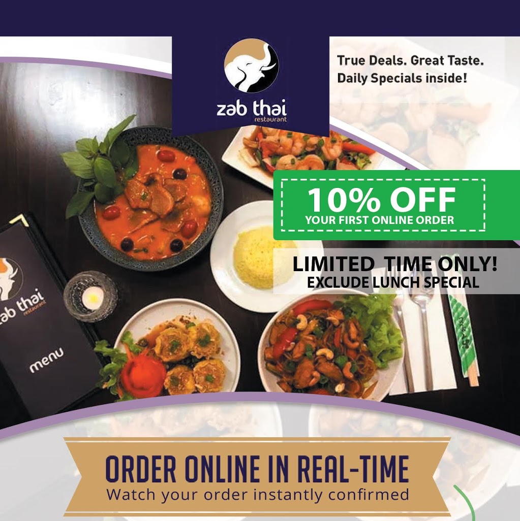 Zab Thai Restraurant | 1/10-14 William Berry Dr, Morayfield QLD 4506, Australia | Phone: (07) 5499 1997