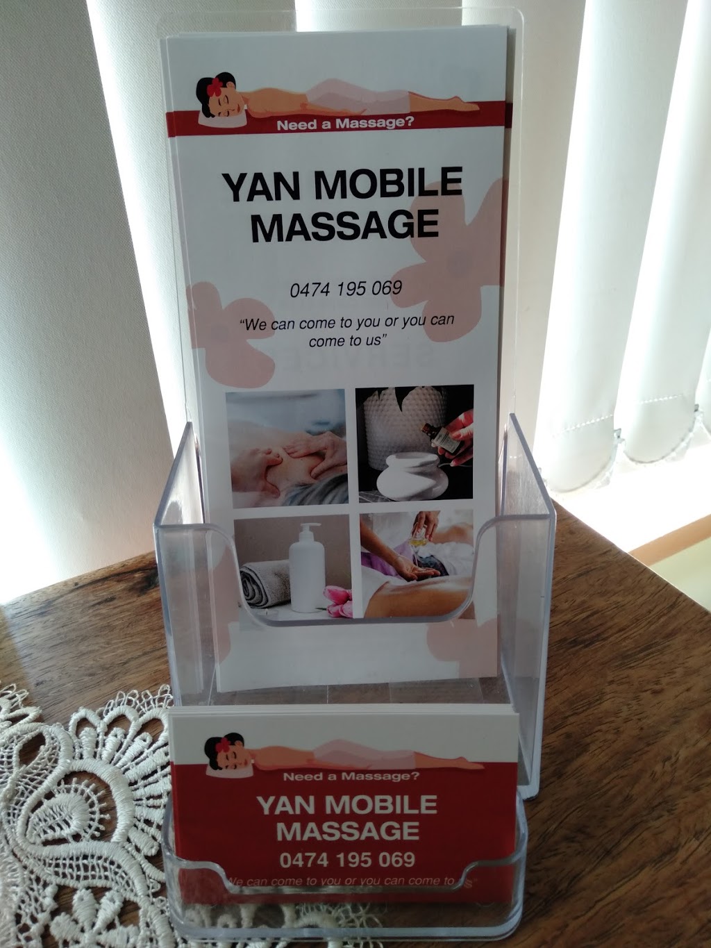 YAN Mobile Massage Moama/Echuca |  | 314 Twenty Four Ln, Moama NSW 2731, Australia | 0474195069 OR +61 474 195 069