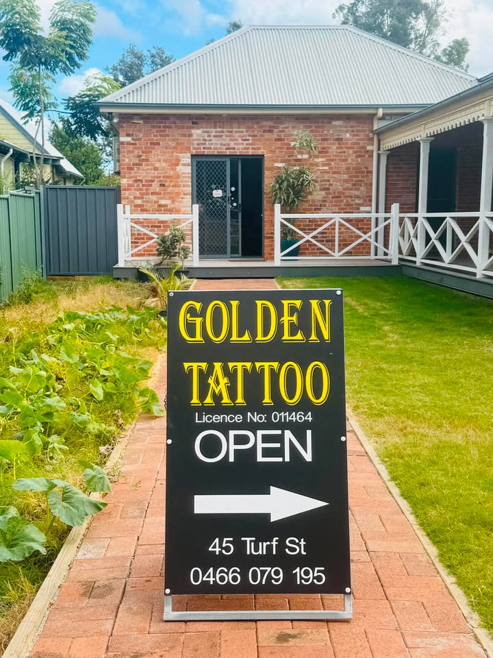Golden Tattoo Studio | 45 Turf St, Grafton NSW 2460, Australia | Phone: 0466 079 195