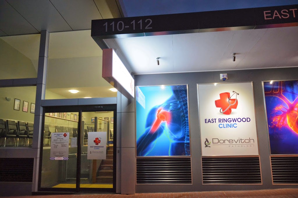 East Ringwood Clinic | hospital | 110 Railway Ave, Ringwood East VIC 3135, Australia | 0398704455 OR +61 3 9870 4455