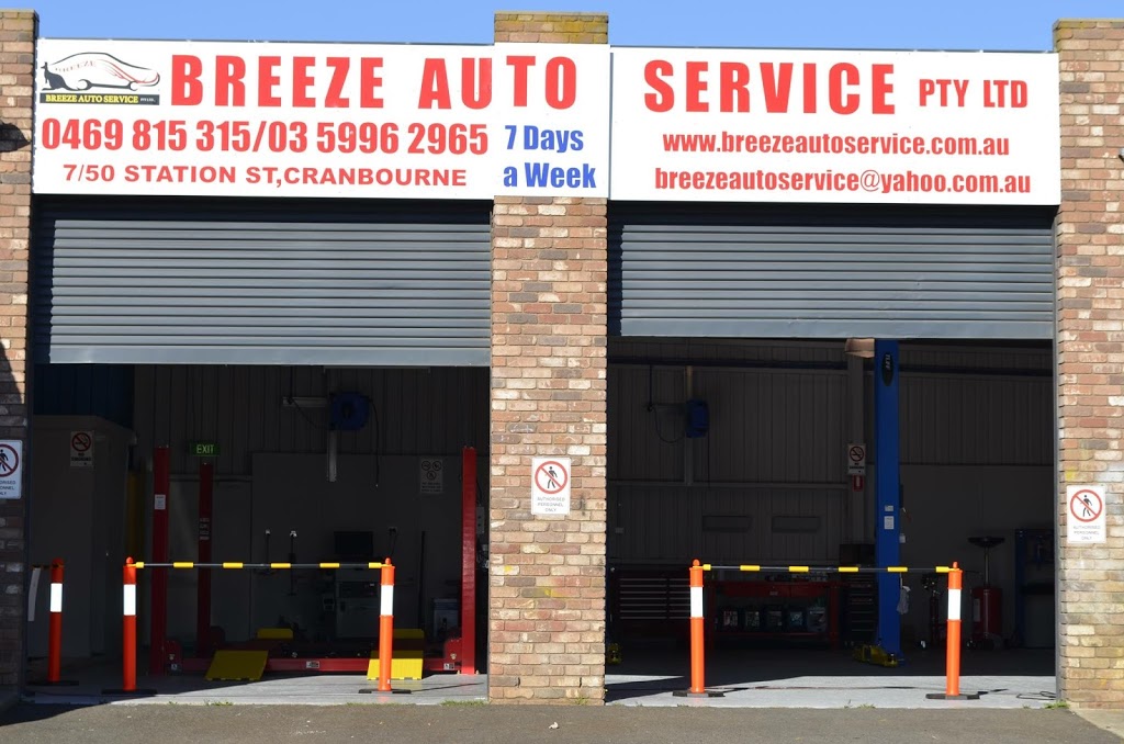 BREEZE Auto Services | car repair | 7/50 Station St, Cranbourne VIC 3977, Australia | 0469815315 OR +61 469 815 315