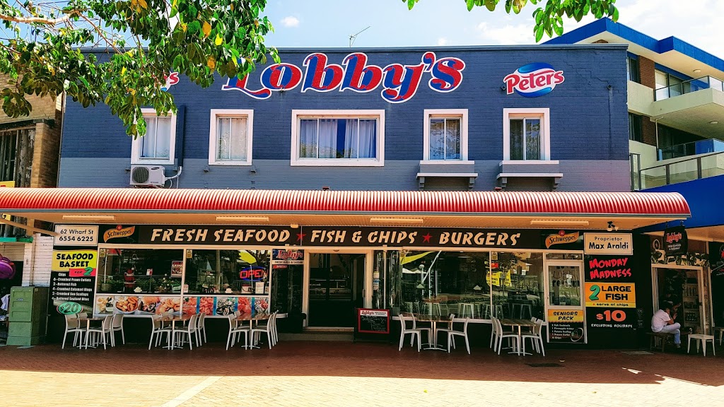 Lobbys Fresh Seafood | meal takeaway | 62 Wharf St, Forster NSW 2428, Australia | 0265546225 OR +61 2 6554 6225