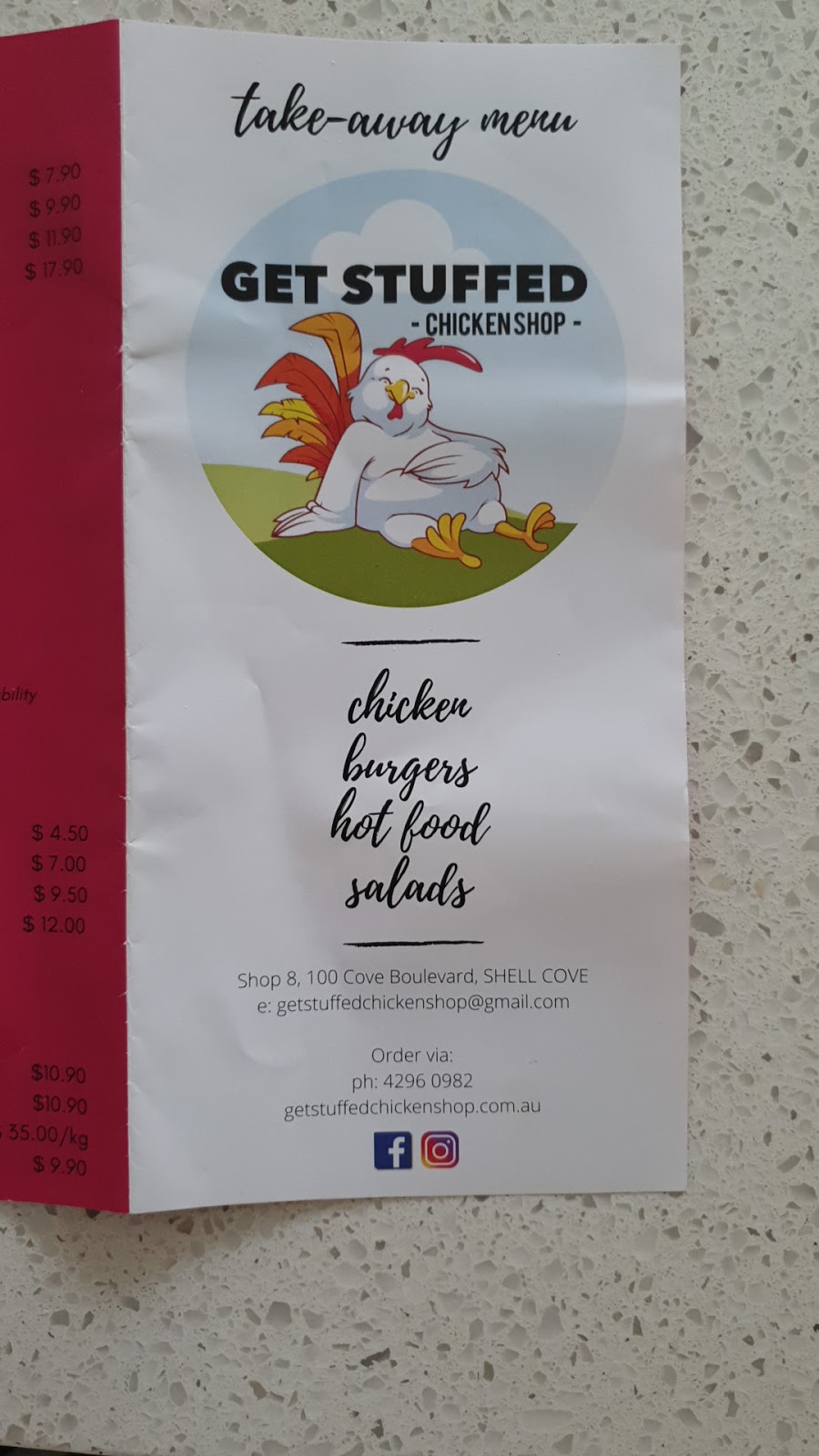 Get Stuffed | restaurant | Shop 8/100 Cove Blvd, Shell Cove NSW 2529, Australia | 0242960982 OR +61 2 4296 0982