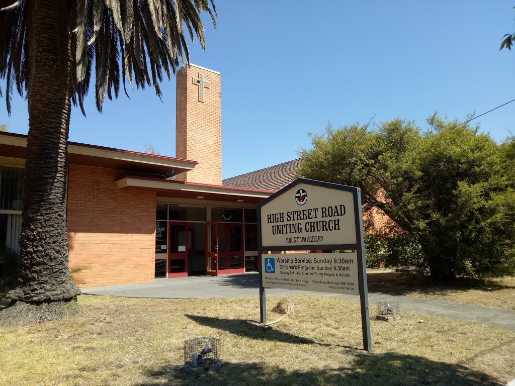 High Street Road Uniting Church | church | 482 High St Rd, Mount Waverley VIC 3149, Australia | 0398878239 OR +61 3 9887 8239