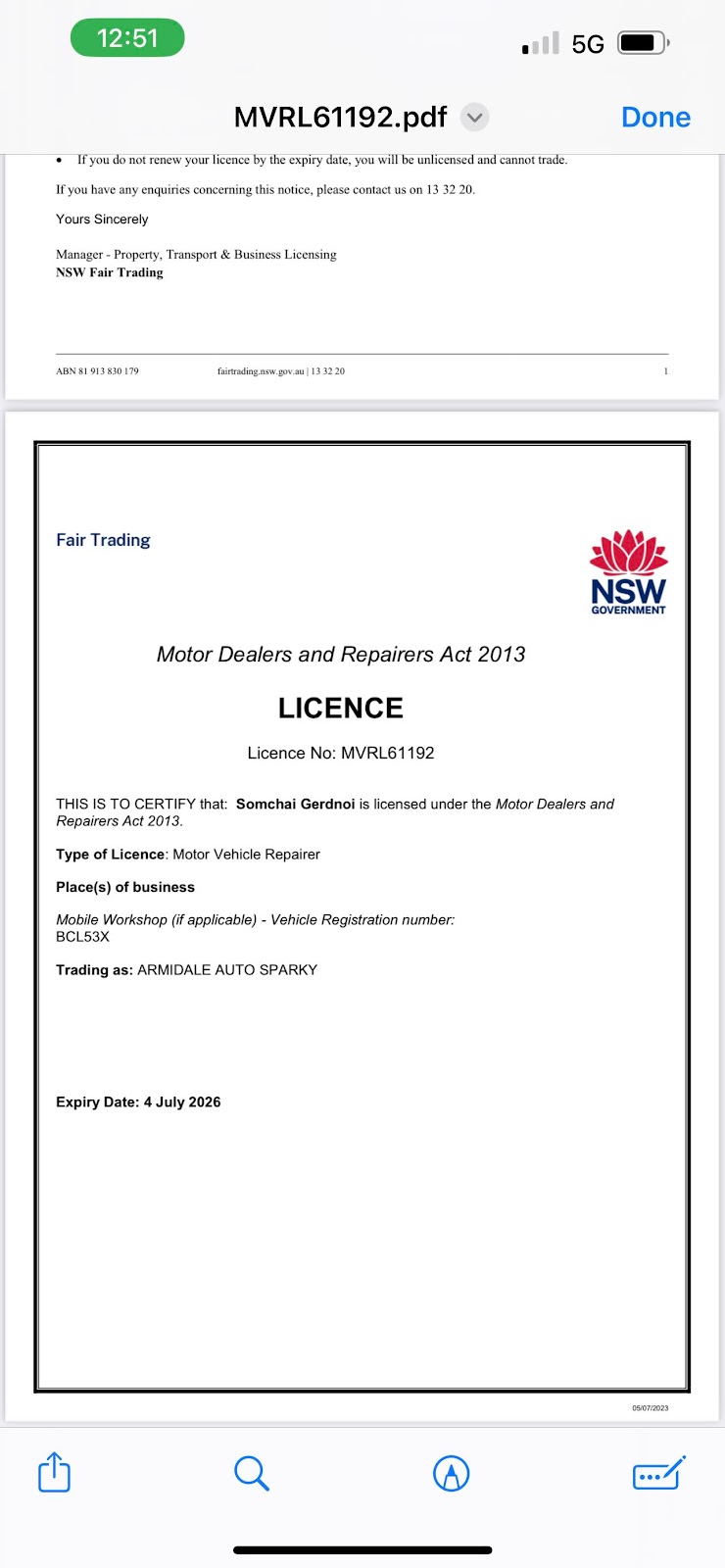 Armidale Auto Sparky | 35 White Ave, Armidale NSW 2350, Australia | Phone: 0428 143 809