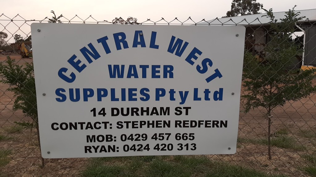 Central West Water Supplies Pty Ltd | local government office | 14 Durham St, Forbes NSW 2871, Australia | 0429457665 OR +61 429 457 665