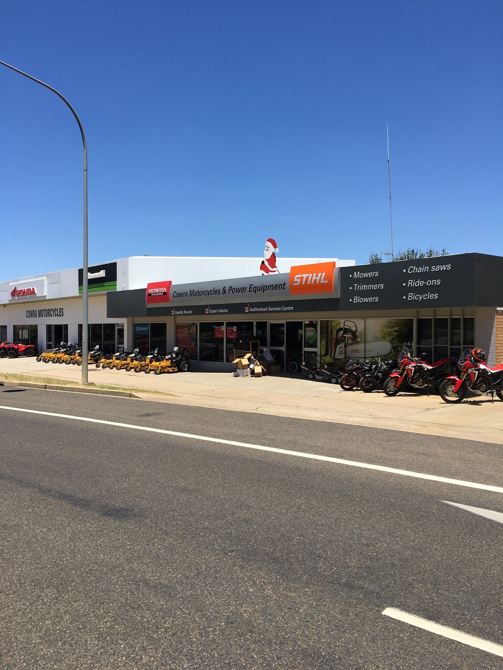 Cowra Motorcycles & Power Equipment | store | 191 Kendal St, Cowra NSW 2794, Australia | 0263423899 OR +61 2 6342 3899