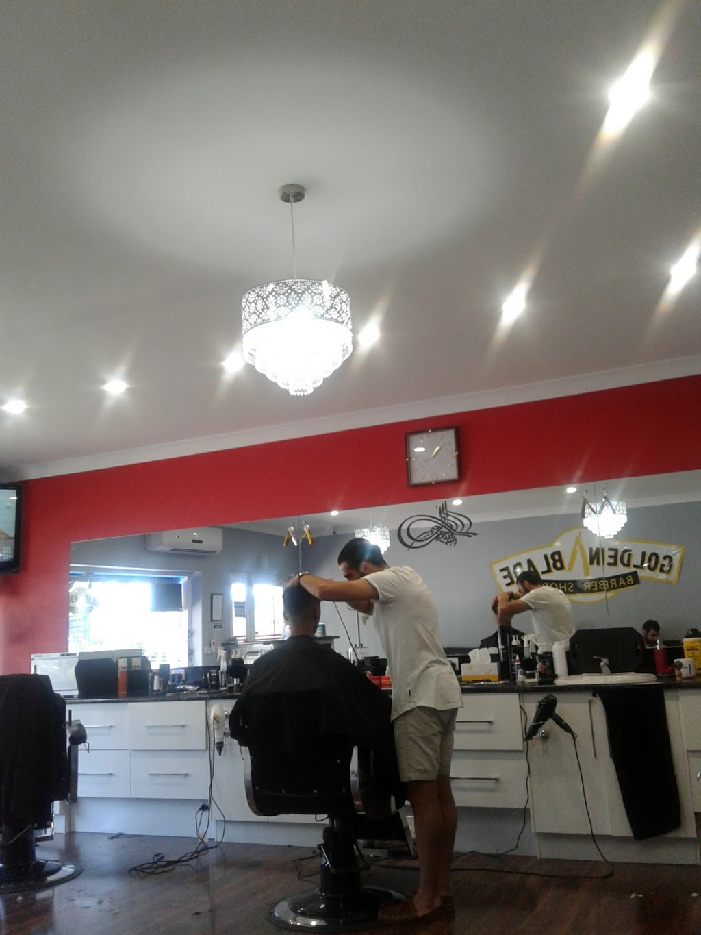 Golden Blade Barber Shop | hair care | 238 Hampstead Rd, Clearview SA 5085, Australia | 0402221591 OR +61 402 221 591