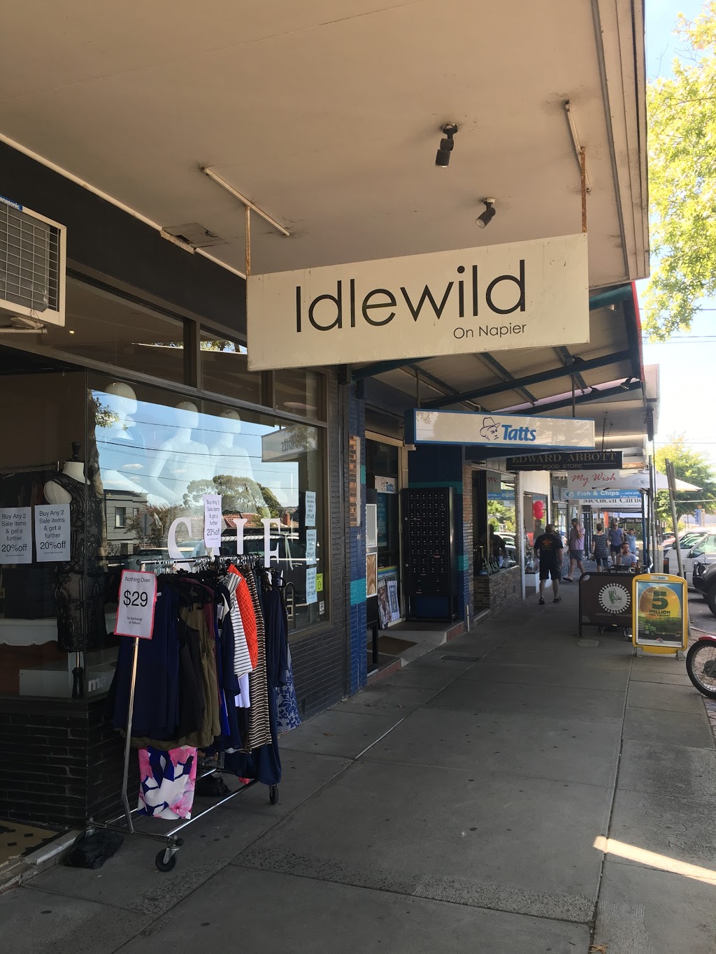 Idlewild Boutique | 311 Napier St, Strathmore VIC 3041, Australia | Phone: (03) 9374 3222