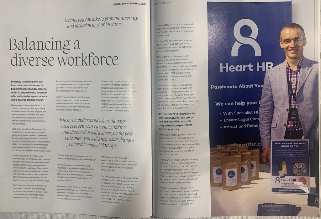 Heart HR | 92 Young St, Carrington NSW 2294, Australia | Phone: 0403 875 765