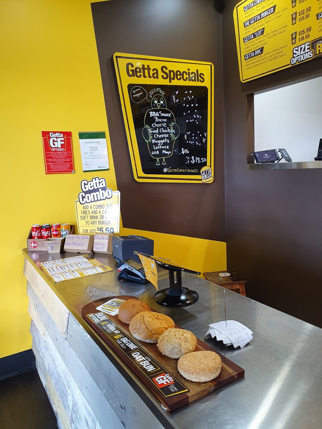 Getta Burger | restaurant | 422 Warwick Rd, Yamanto QLD 4305, Australia | 0732941486 OR +61 7 3294 1486