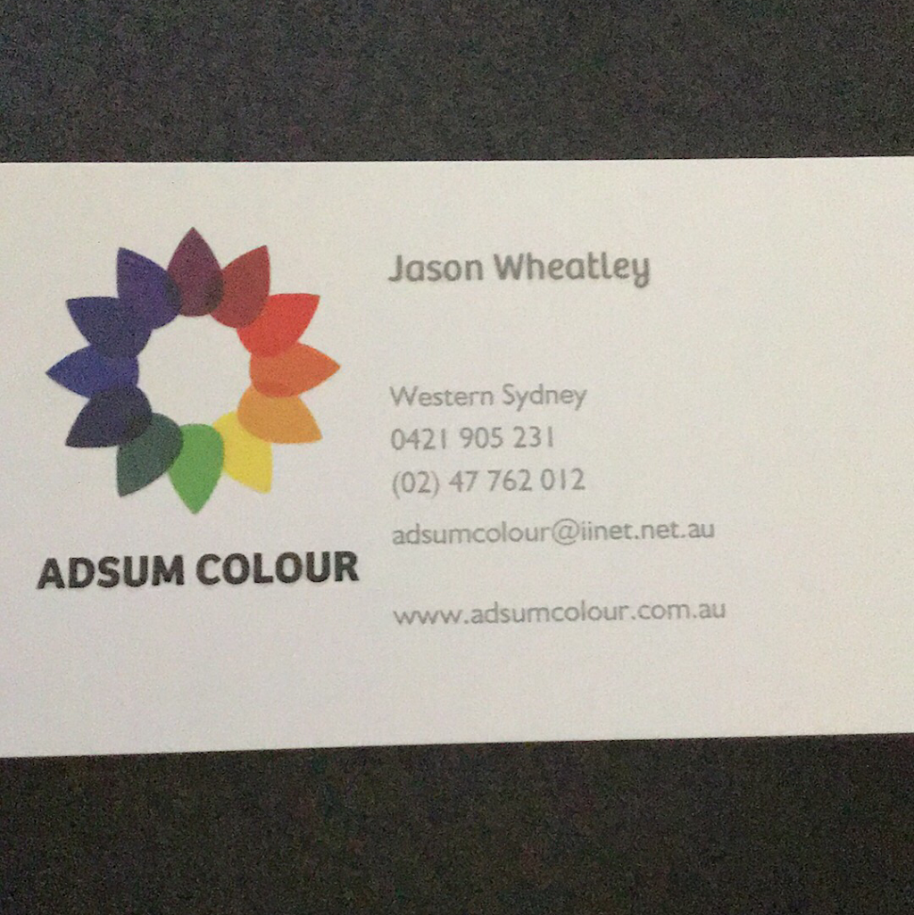 Adsum Colour | 21 Water Gum Dr, Jordan Springs NSW 2747, Australia | Phone: 0421 905 231