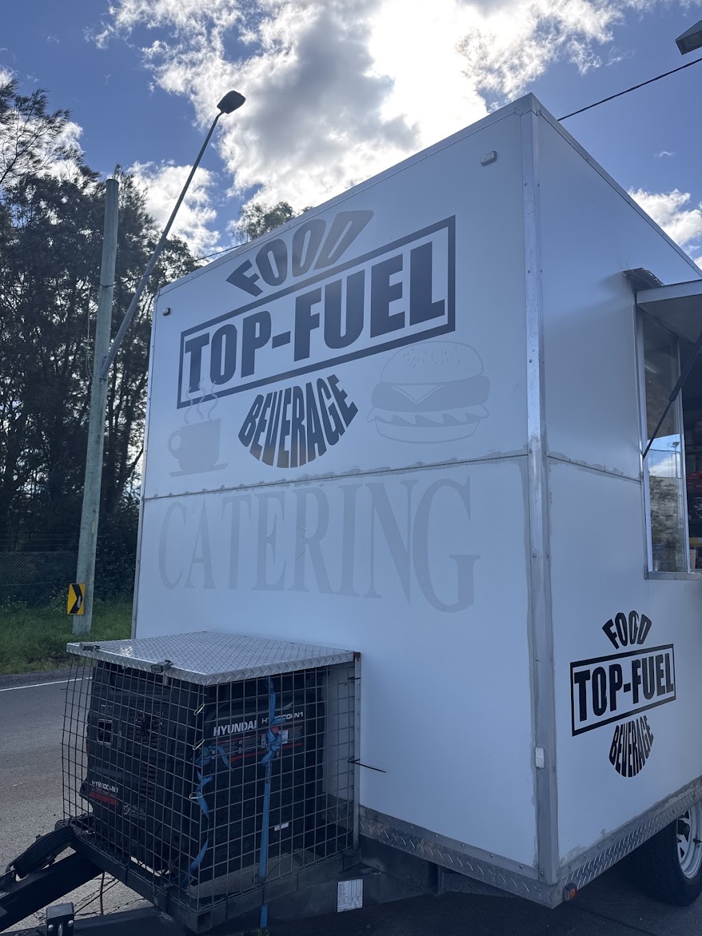 Top Fuel Café | Outside Eastern Creek Speedway.. Gate D Mobile food trailer, 394 Ferrers Rd, Eastern Creek NSW 2766, Australia | Phone: 0421 932 364