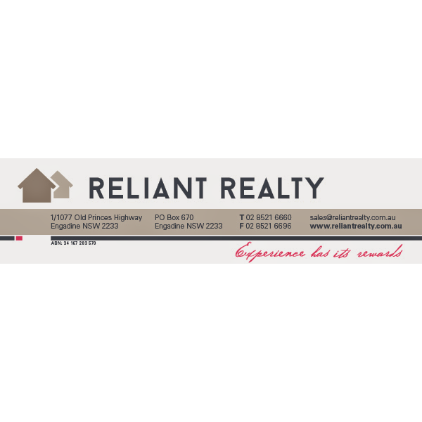 Reliant Realty | 1/1077 Old Princes Hwy, Engadine NSW 2233, Australia | Phone: (02) 8521 6660