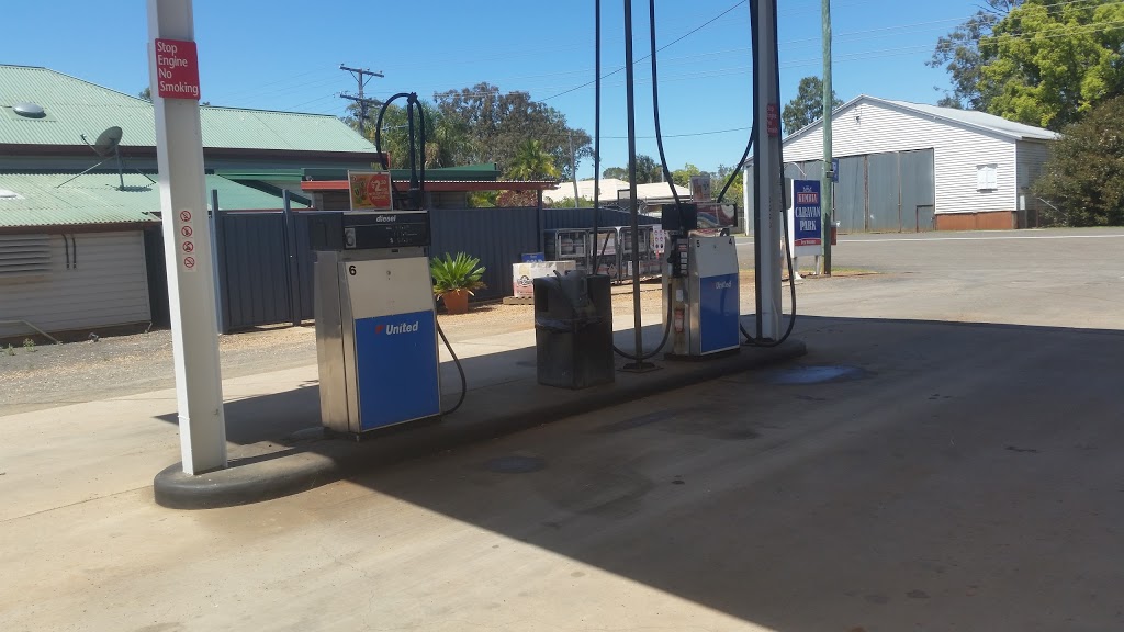United | gas station | 61 Bell St, Kumbia QLD 4610, Australia | 0741644375 OR +61 7 4164 4375