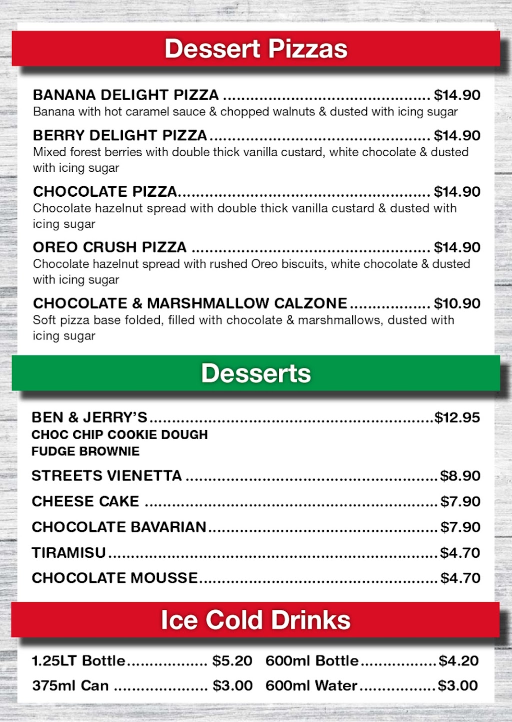 Pizza Inn | meal takeaway | 42/44 Terrigal Esplanade, Terrigal NSW 2260, Australia | 0243858833 OR +61 2 4385 8833