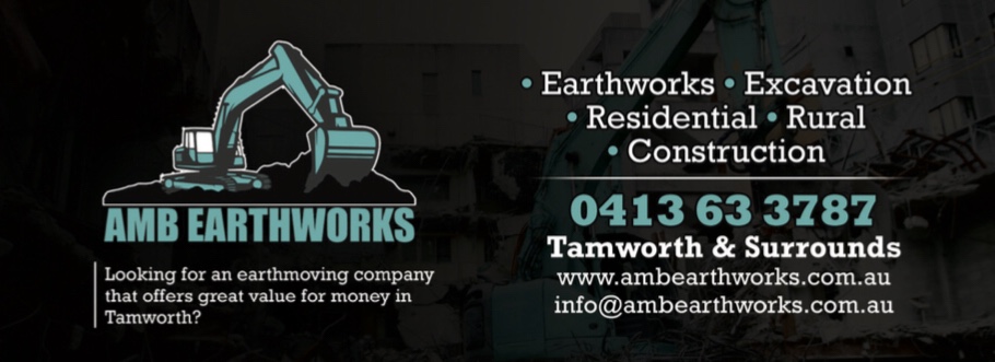 AMB Earth Works & Plant Hire | 37 Panorama Rd, Tamworth NSW 2340, Australia | Phone: 0413 633 787