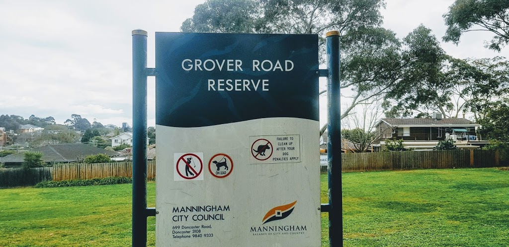 Grover Reserve | park | Grover Rd, Doncaster VIC 3108, Australia