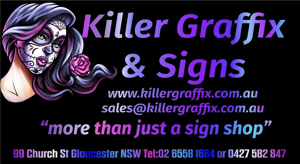 Killer Graffix & Signs | clothing store | 99 Church St, Gloucester NSW 2422, Australia | 0427582847 OR +61 427 582 847