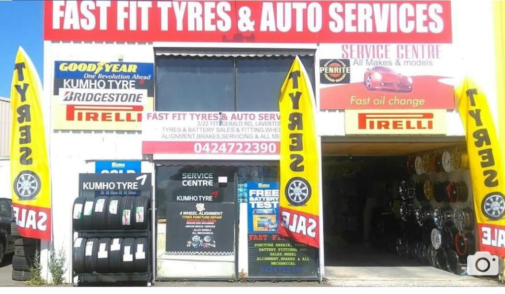Fast Fit Tyres & Auto Services | car repair | 3/22 Fitzgerald Rd, Laverton North VIC 3026, Australia | 0424722390 OR +61 424 722 390
