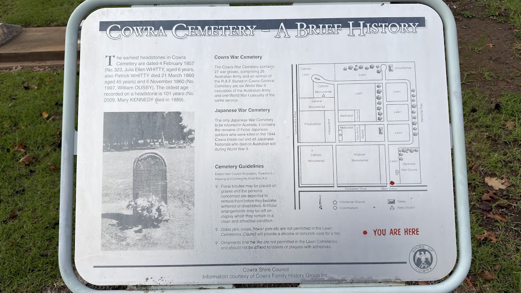 Cowra War Cemetery | Doncaster Dr, Cowra NSW 2794, Australia | Phone: (02) 6342 4333
